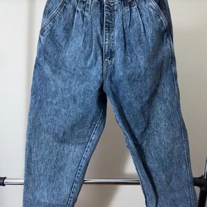 Vintage 1990s Bill Blass pleated front Mom Jeans size 32x30
